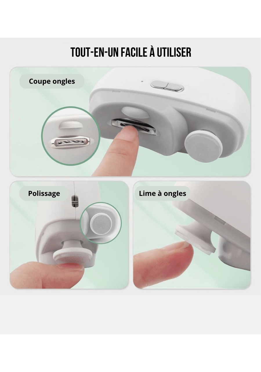 Coupe Ongle électrique 2 en 1