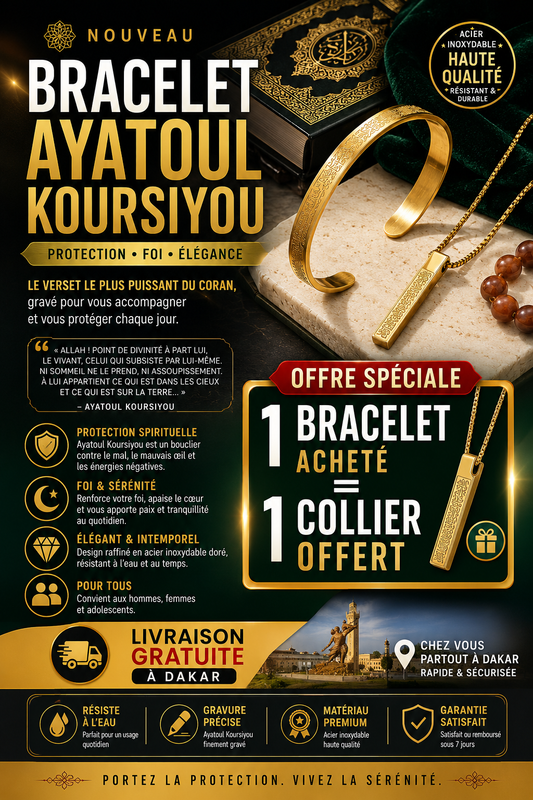 Bracelet Ayatoul Koursiyou: Protection Spirituelle Ultime