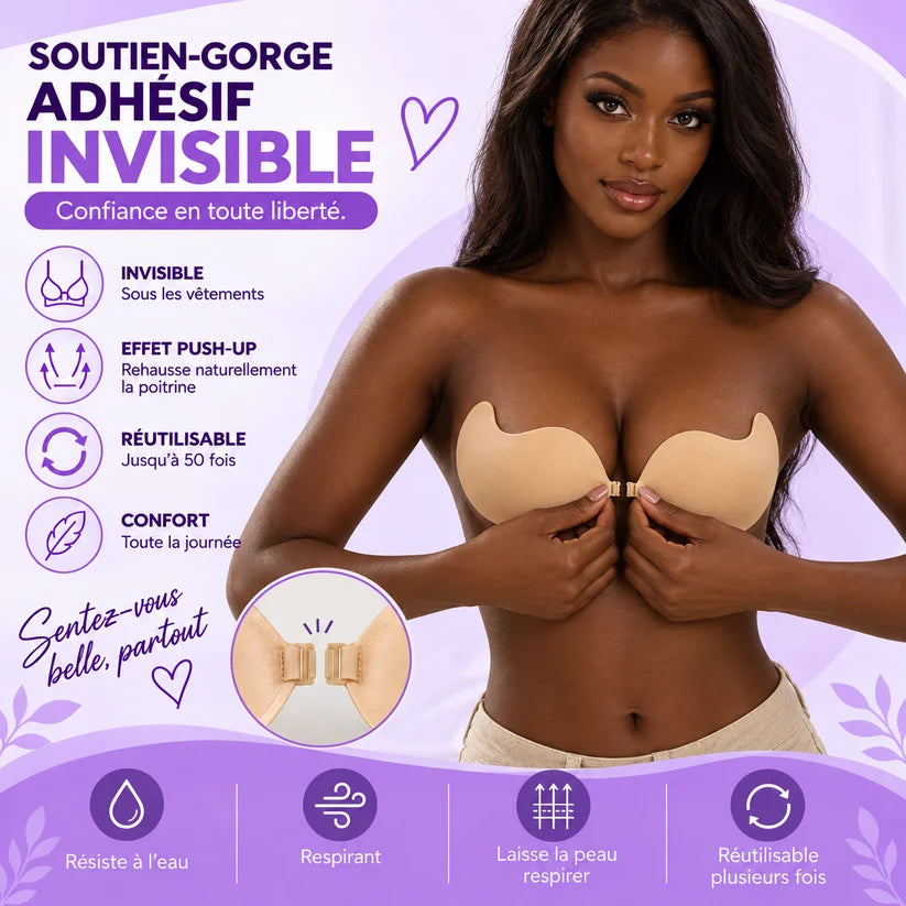 Soutien-Gorge Invisible Auto-Adhésif