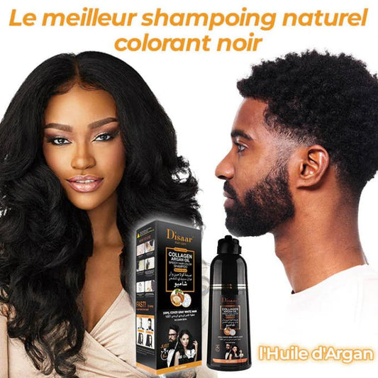 Shampoing DISAAR anti-cheveux blanc au collagène - 400 ml